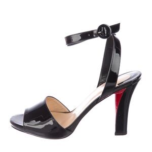 Christian Louboutin Havana forties 100 Patent Heels Black size 37.5
